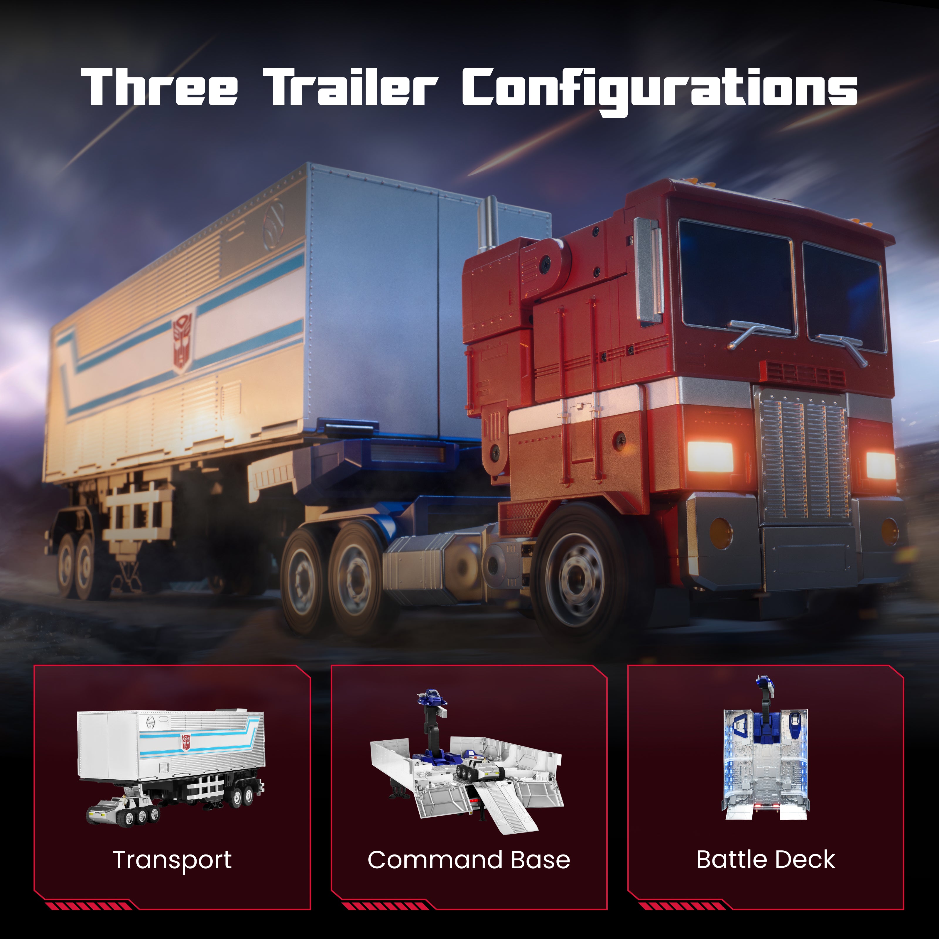 Elite Optimus Prime & Trailer Kit Set