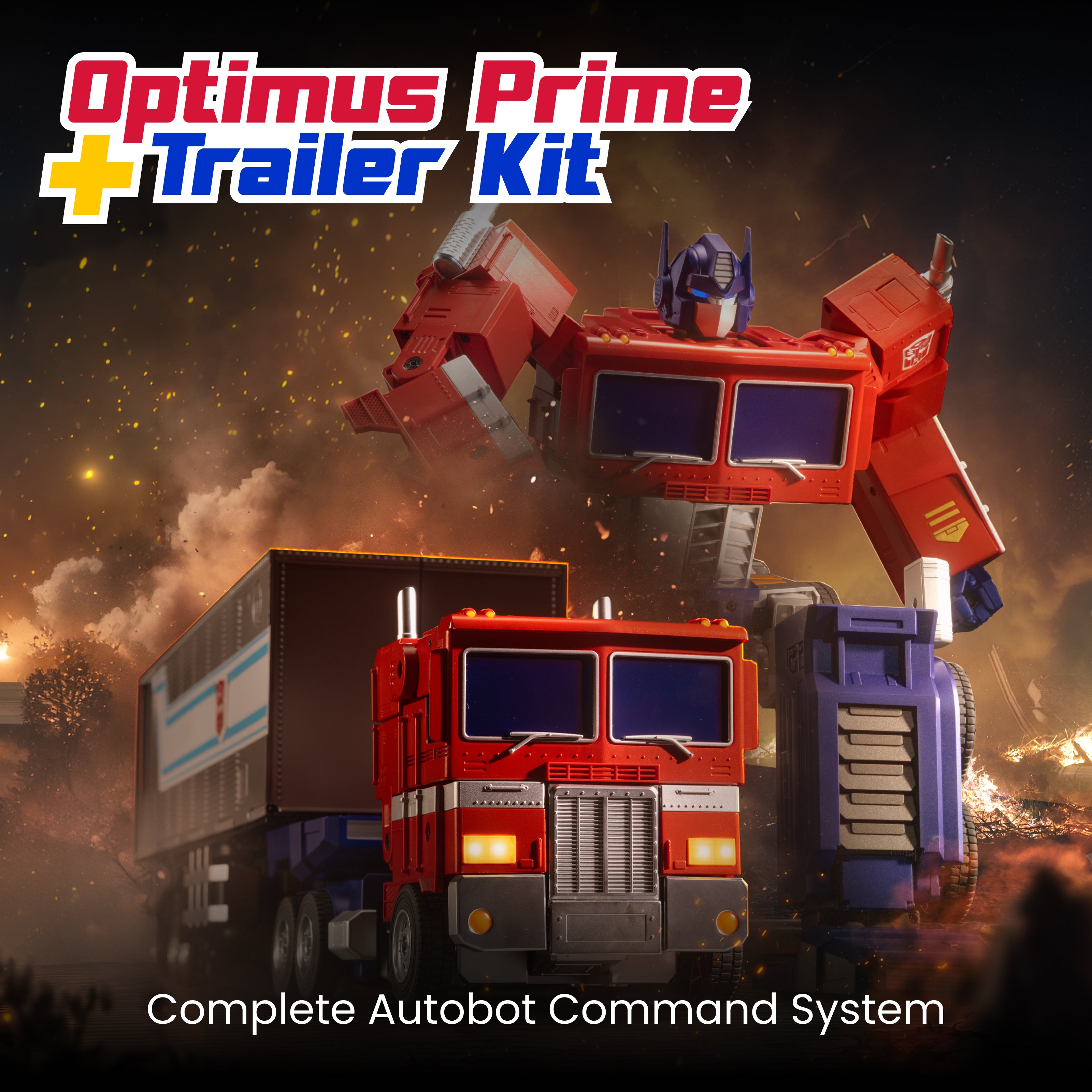 Elite Optimus Prime & Trailer Kit Set