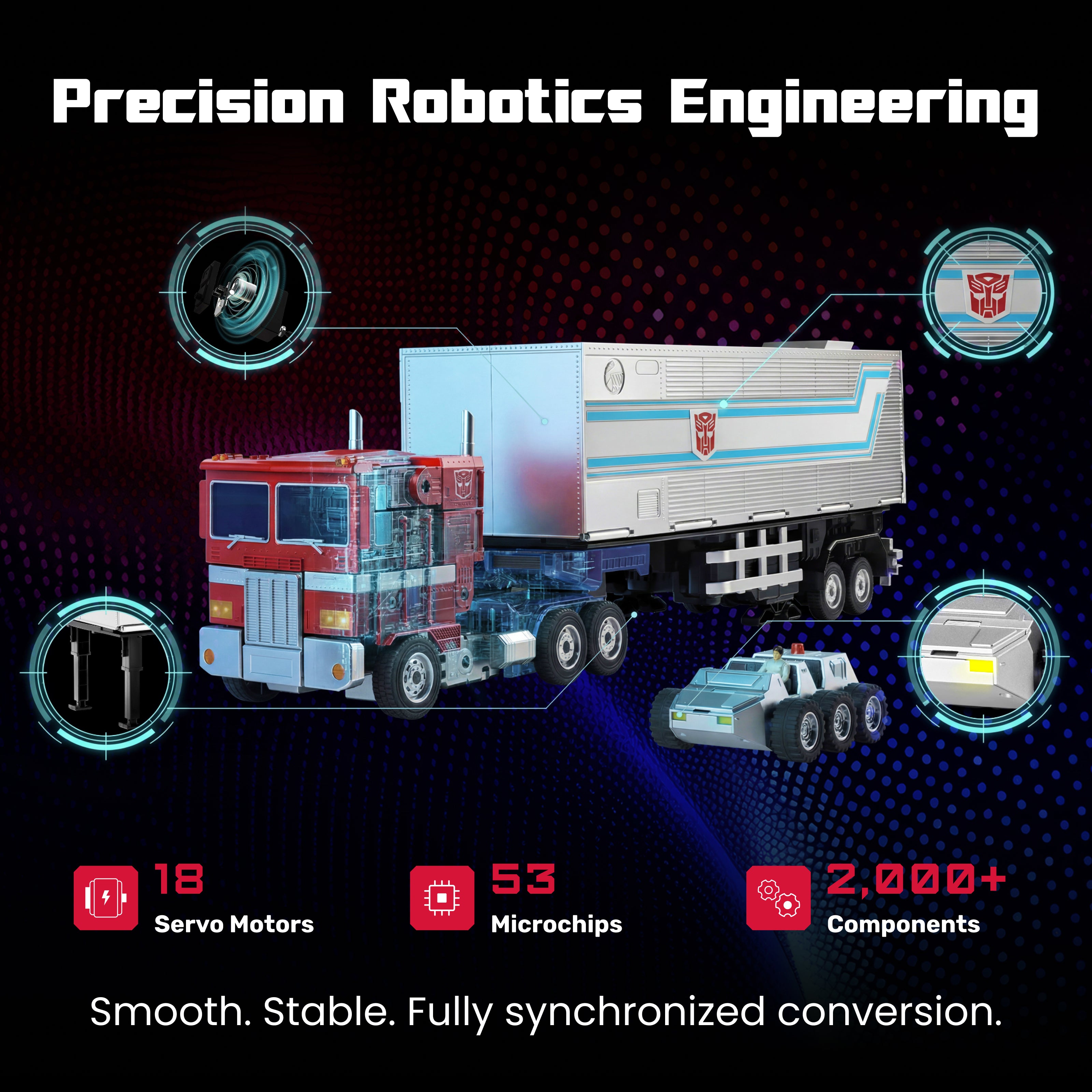 Robosen Elite Optimus Prime Trailer Kit