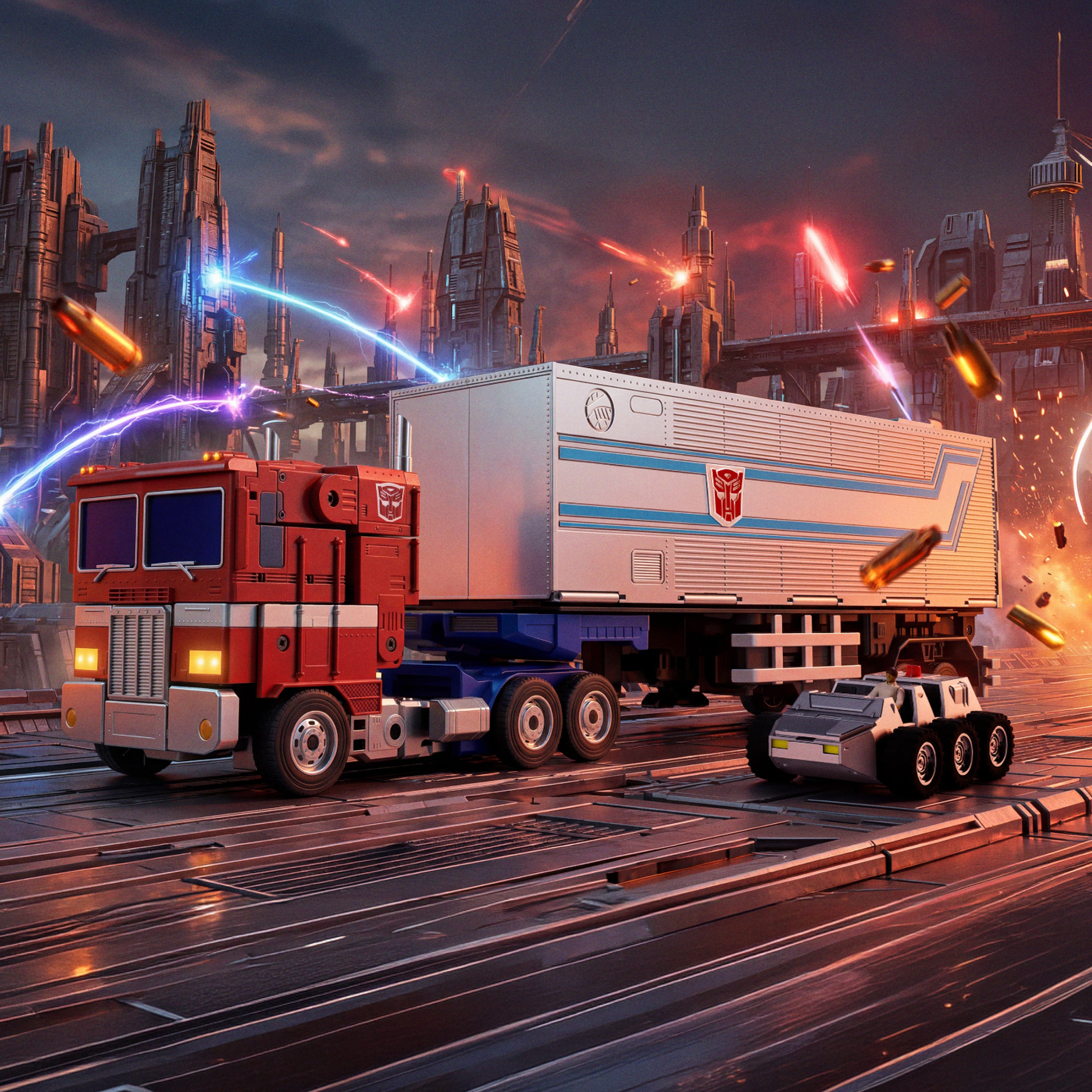 Robosen Elite Optimus Prime Trailer Kit