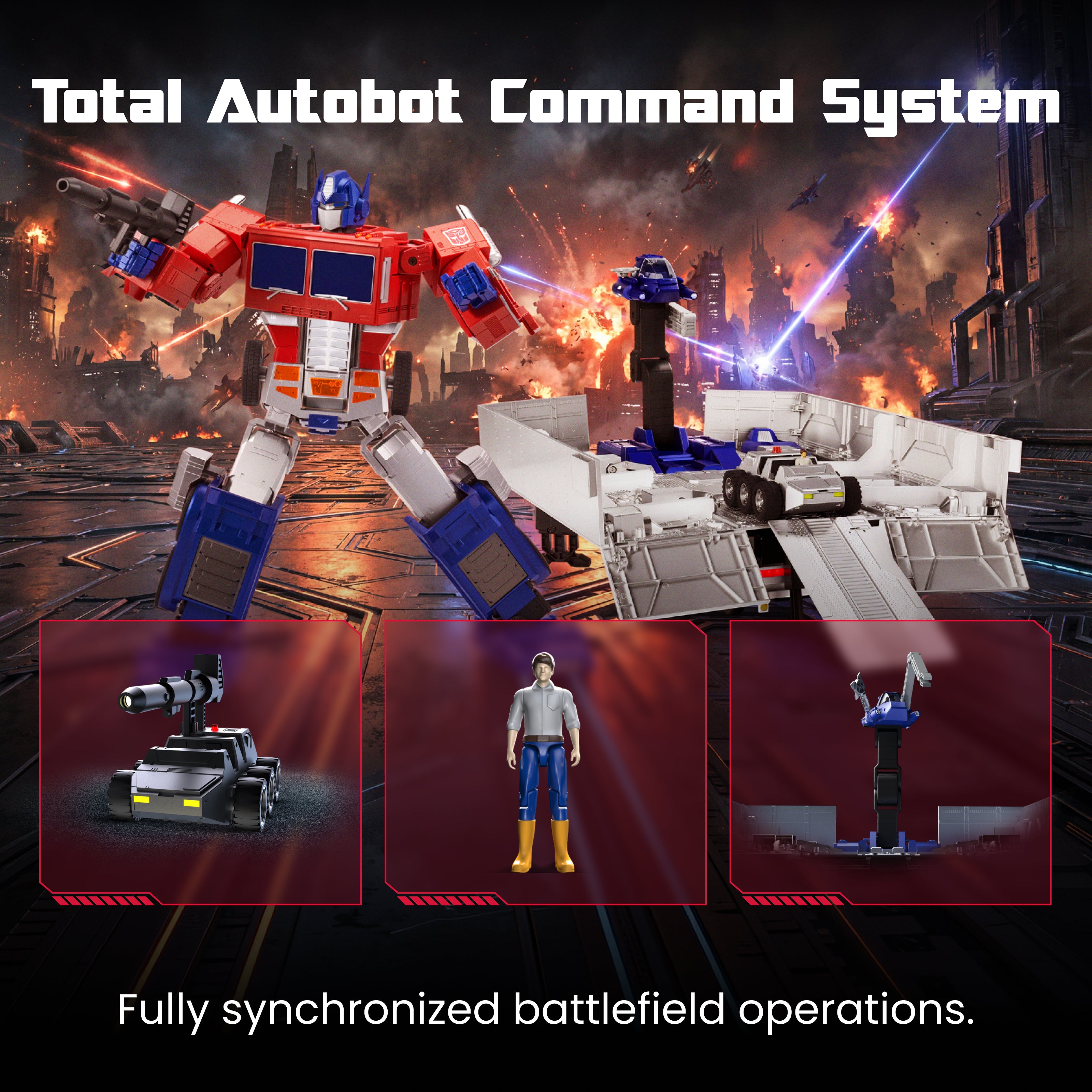 Robosen Elite Optimus Prime Trailer Kit