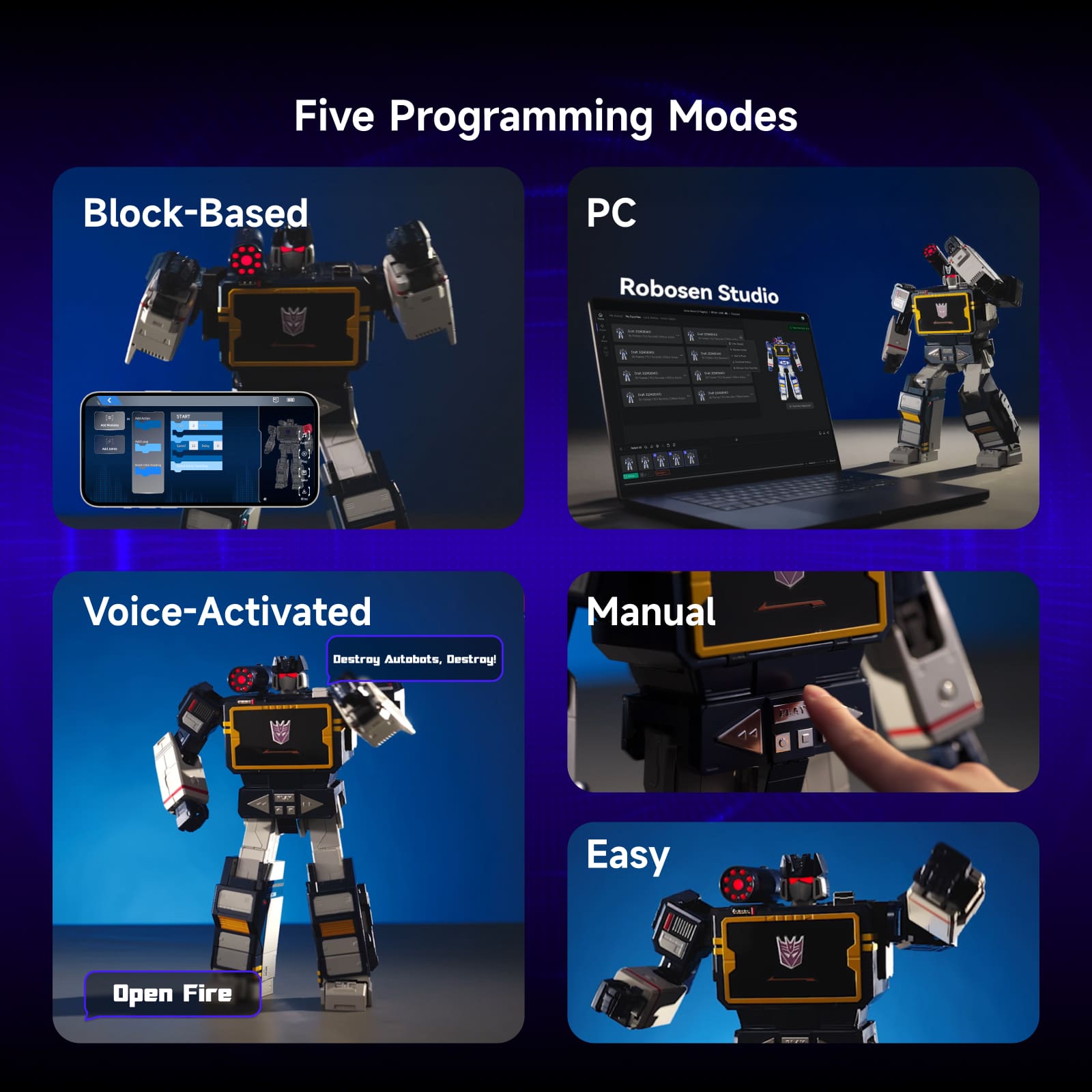 Buy Robosen Soundwave G1 Auto-Converting Robot | Early Bird Ends Jan 4