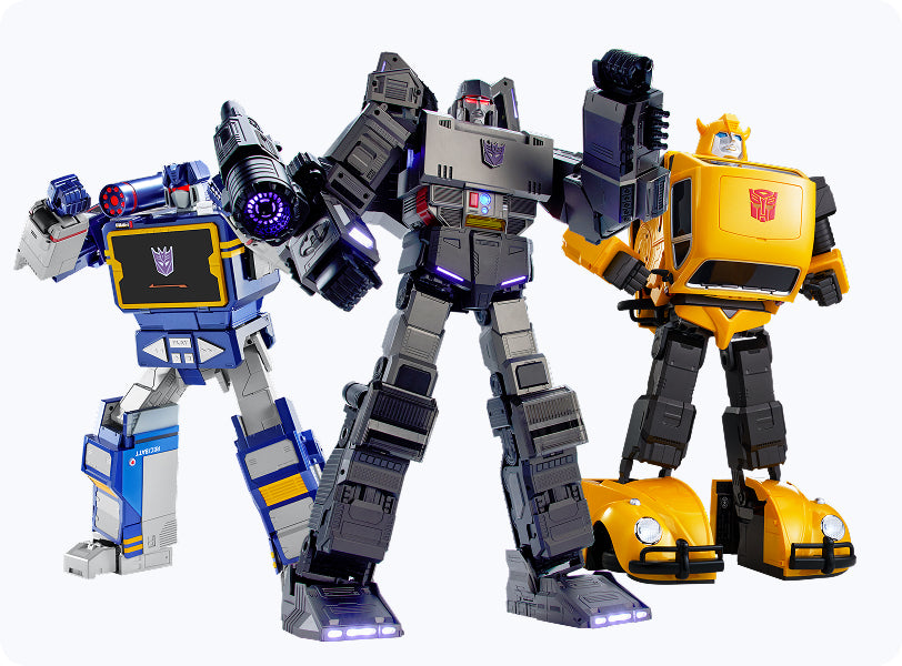 Bumblebee+ Soundwave + Megatron