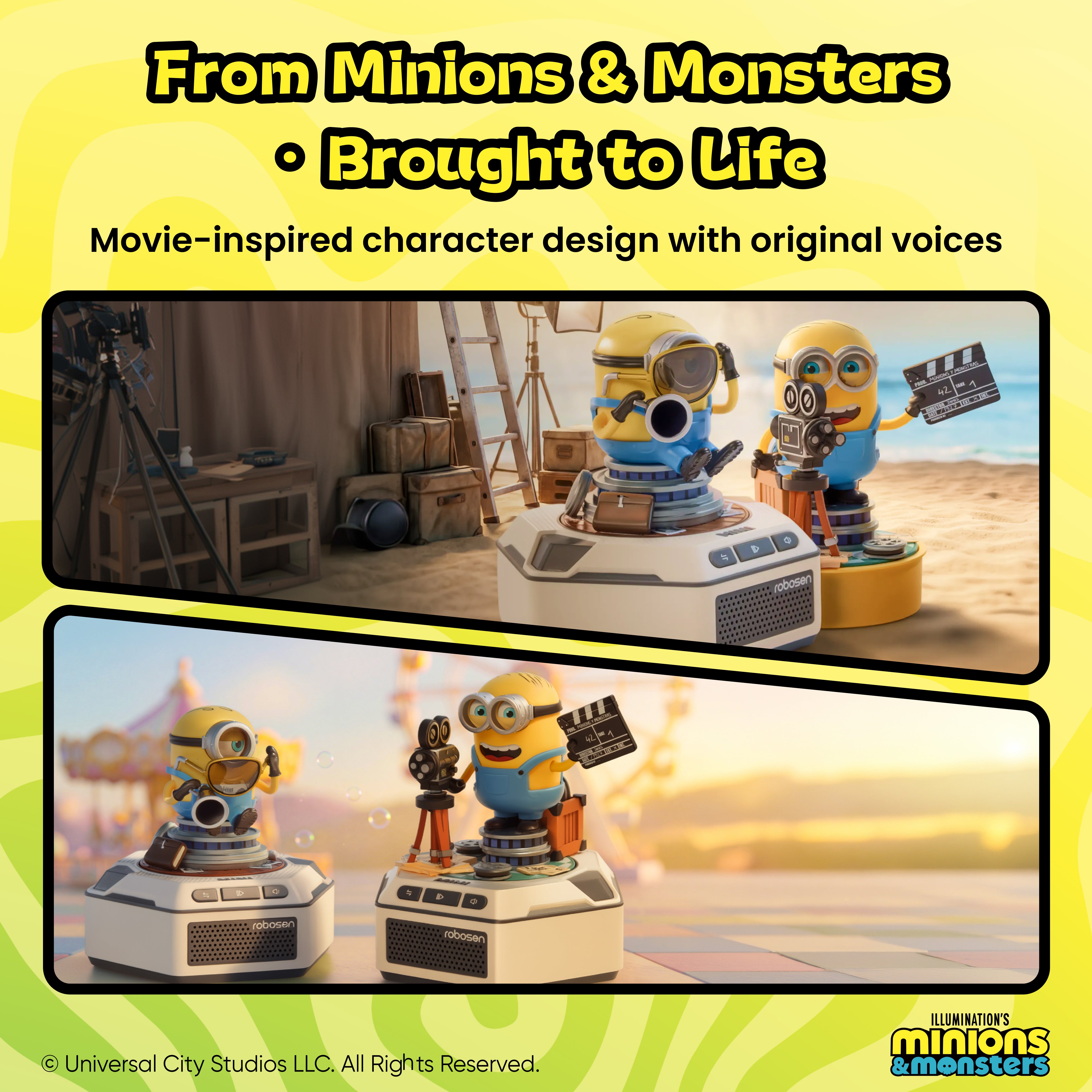 MINI Robot - Minions & Monsters James & Henry Collectible Robots