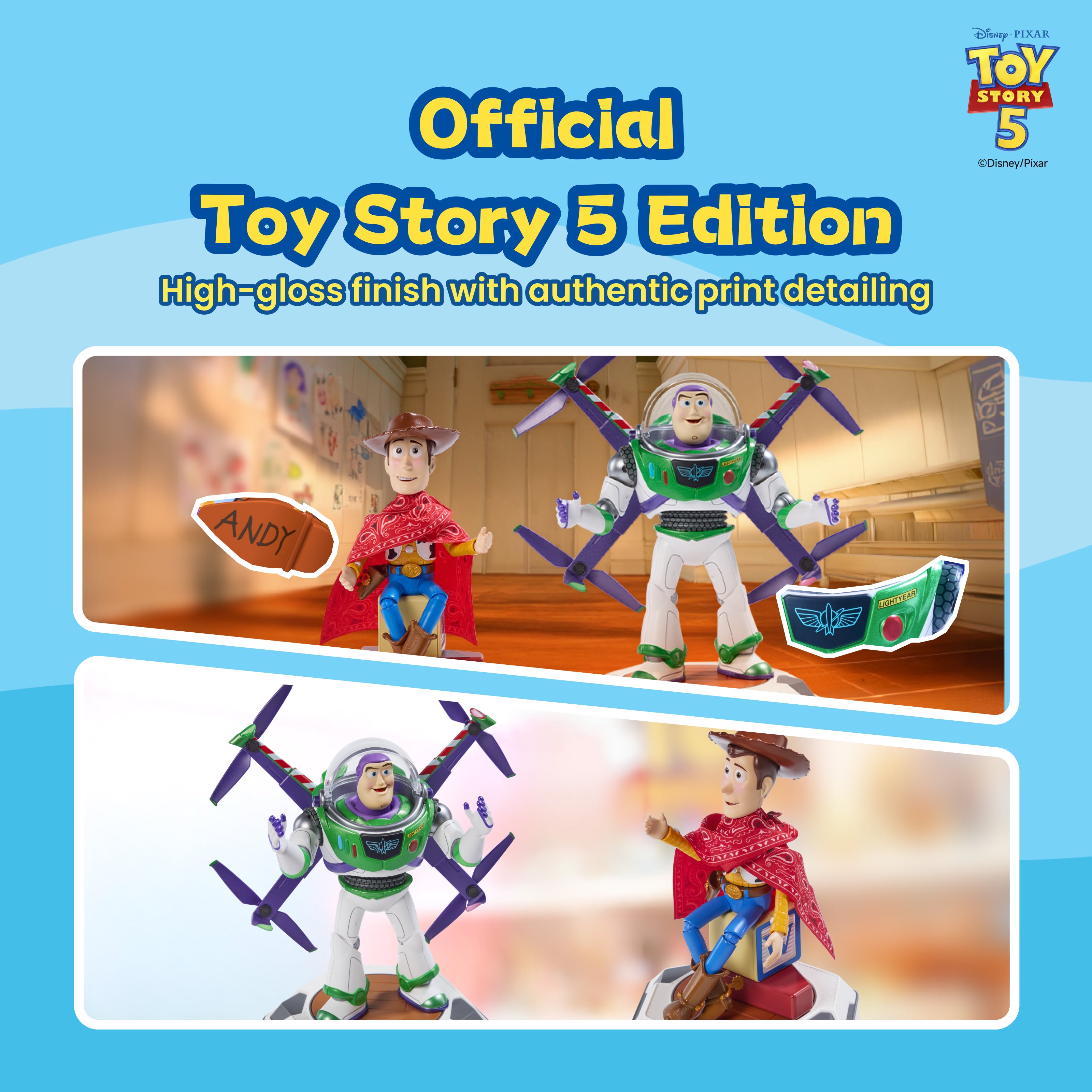 Mini Robot - Toy Story 5 Hi-Tech Buzz Lightyear & Woody Set