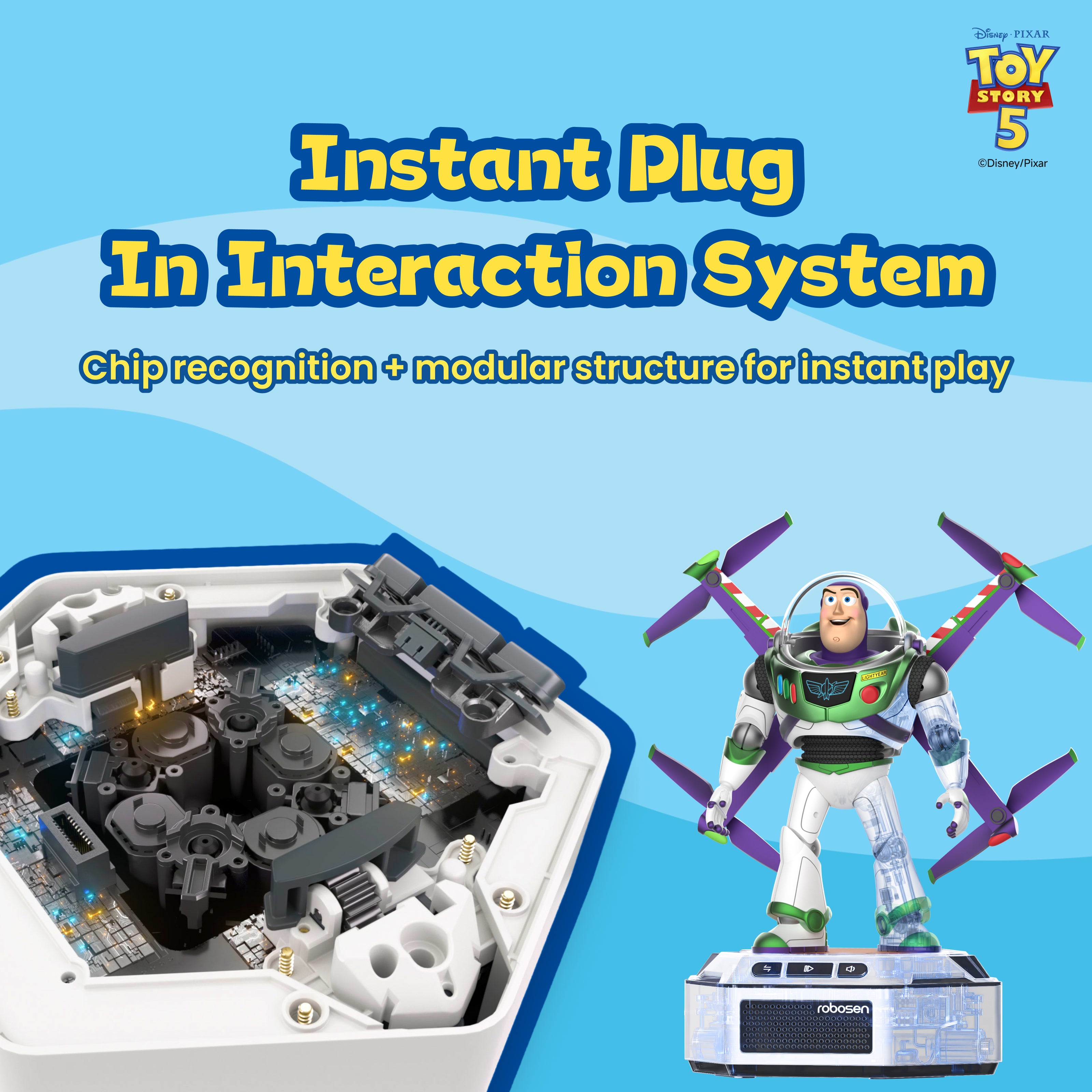 Mini Robot - Toy Story 5 Hi-Tech Buzz Lightyear & Woody Set