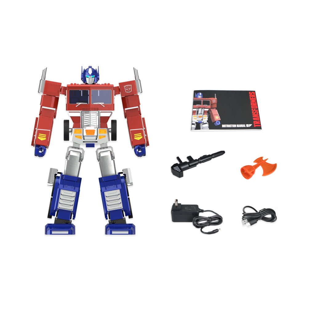 Robosen Transformers Optimus Prime Robot (Flagship Edition) - Auto  Transforming Robot, Transformers Toys, Remote APP Control, Programmable  Robot